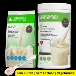Kit Básico | Shake Coco 550g + Nutrev 672g + Colher Medida