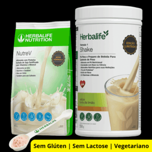 Kit Básico | Shake Torta de Limão 550g + Nutrev 672g + Colher Medida